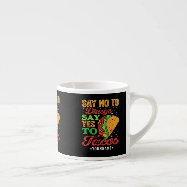 Tasse Expresso Dites non aux drogues Dites oui aux tactiques (Droite)
