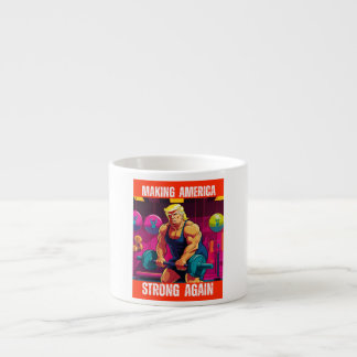 TASSE EXPRESSO DONALD TRUMP - RENDRE L'AMÉRIQUE FORTE