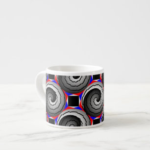 Tasse Expresso Double Yin Yang Spiral par Kenneth Yoncich
