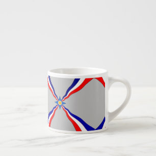 Tasse Expresso Drapeau assyrien