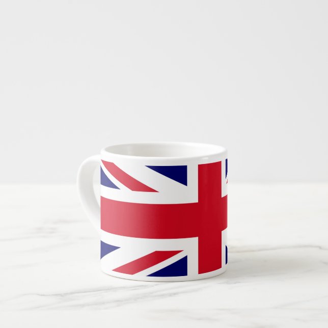 Tasse Expresso Drapeau britannique (Devant gauche)