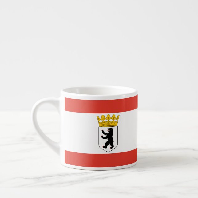 Tasse Expresso Drapeau de la Coupe d'Espresso de Berlin (Gauche)