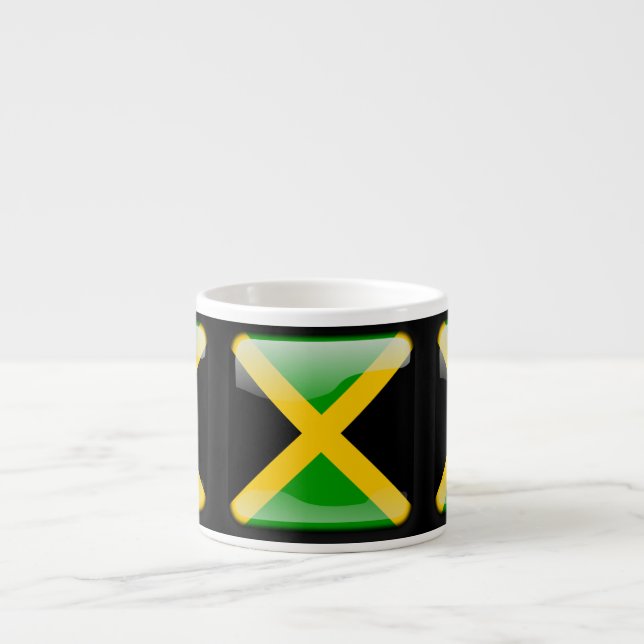 Tasse Expresso Drapeau de la Jamaïque (Devant)