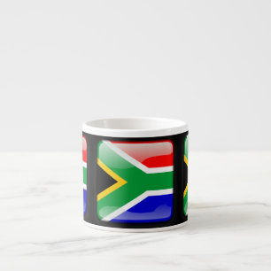 Tasse Expresso Drapeau de l'Afrique du Sud