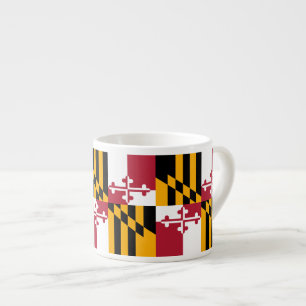 Tasse Expresso Drapeau de l'État du Maryland