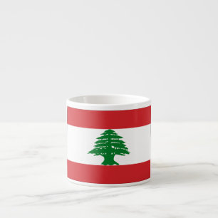 Tasse Expresso Drapeau du Liban