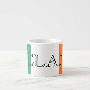 Tasse Expresso Drapeau irlandais Mugcn Irlande