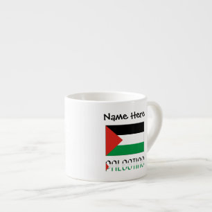 Tasse Expresso Drapeau Palestinien Palestine Personnalisation Noi