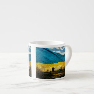Tasse Expresso Drapeau ukrainien de Vincent van Gogh Espresso Mug