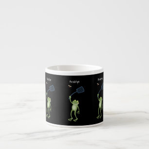 Tasse Expresso Drôle dessin animé de la mouche à bec de grenouill