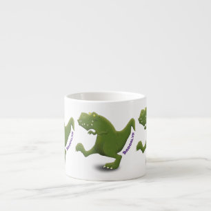 Tasse Expresso Drôle T rex dinosaure dessin animé humour