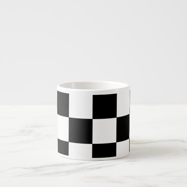 Tasse Expresso Échecboard (Devant)