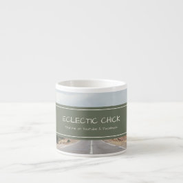 Tasse Expresso Eclectique Chick Find Me sur YouTube & le logo Fac