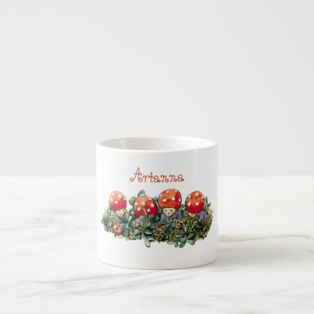 Tasse Expresso Elsa Beskow Enfants du bol forestier (Devant)