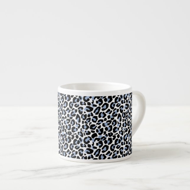 Tasse Expresso Empreinte de léopard Espresso Mug (Devant droit)