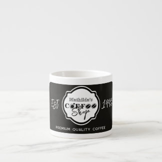 Tasse Expresso Enseigne personnalisée de salon de café profession