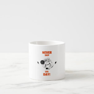 Tasse Expresso Entraînement ne jamais sauter jambe homme de la sa
