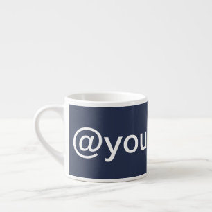 Tasse Expresso Entreprise Personnalisée Médias sociaux Promotionn