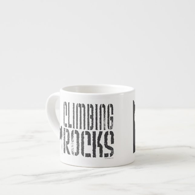 Tasse Expresso Escalade rock (Devant gauche)