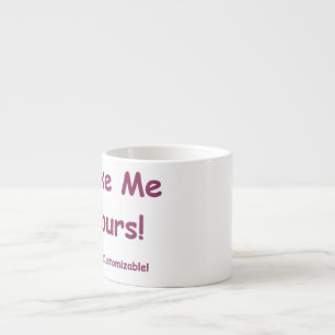 Tasse Expresso Espresso 6oz Mug me personnalise ! ~ Faites-Moi Le