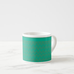 Tasse Expresso Espresso Mug à café, vert émeraude