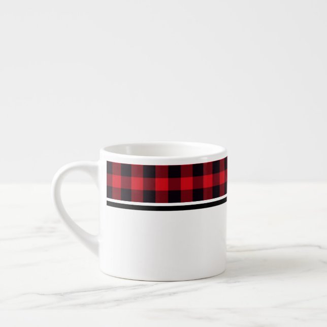 Tasse Expresso Espresso Mug-Buffalo Plaid (Gauche)