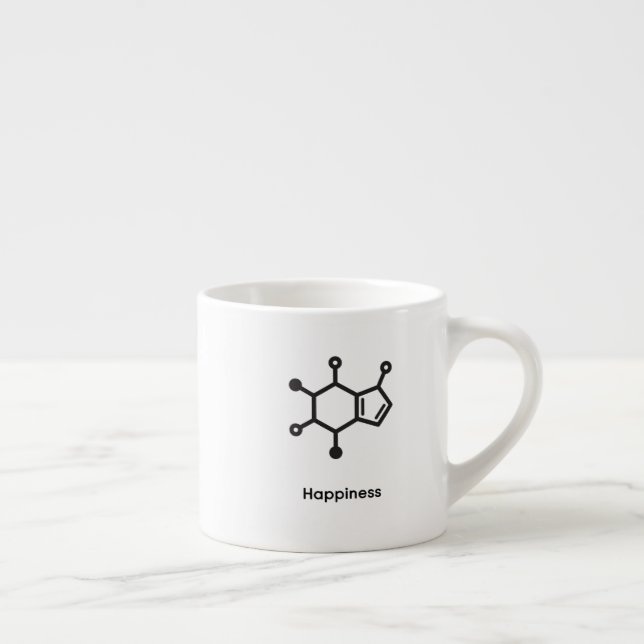 Tasse Expresso Espresso Mug - Caffeine = Happiness (Droite)