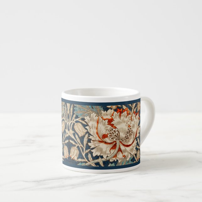 TASSE EXPRESSO ESPRESSO MUG : WILLIAM MORRIS : HONEYSUCKLE (Devant droit)