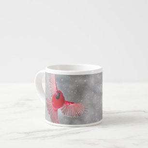 Tasse Expresso États-Unis, Indiana, Indianapolis. Un cardinal mâl