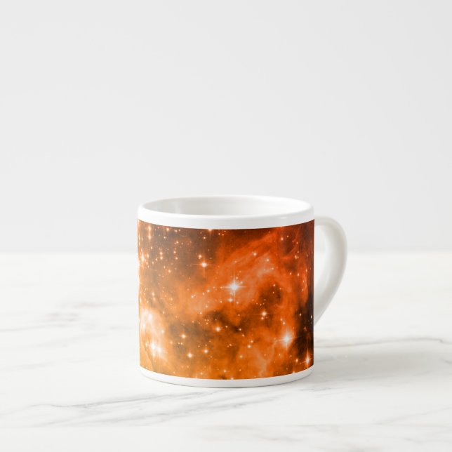 Tasse Expresso Étoiles orange (Devant droit)