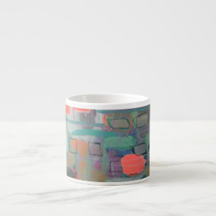 Tasse Expresso "Extérieur" Art Abstrait Design Espresso Mug
