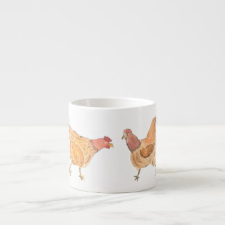 Tasse Expresso Faire place aux poulets