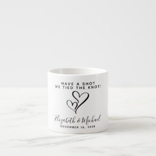 Tasse Expresso Faveur De Mariage Nous Avons Lié Les Coeurs De Noe