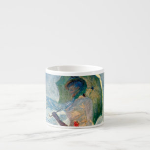 Tasse Expresso Femme Monet avec un parasol face à gauche