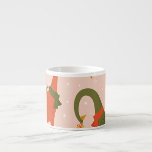 Tasse Expresso Fête de Noël Dino : Tree Rex