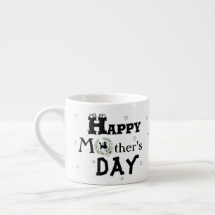 Tasse Expresso Fête des mères avec coeur
