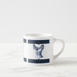 Tasse Expresso Fête des Mères Vintages Bleues
