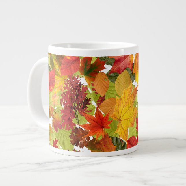 Tasse Expresso Feuilles automnales d'automne (Devant gauche)