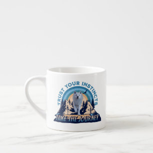 Tasse Expresso Fiez-vous à vos instincts Aventure du loup arctiqu