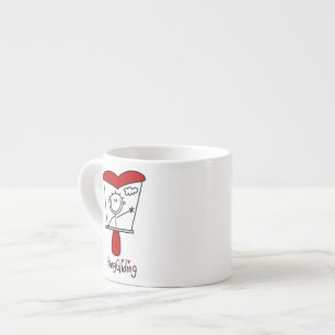 Tasse Expresso Figure de la tige à coller