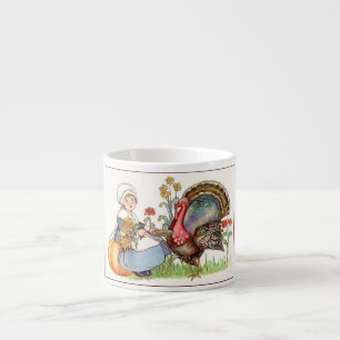 Tasse Expresso Fille vintage de pèlerin