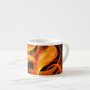 Tasse Expresso Fireball Art Abstrait Espresso Mug