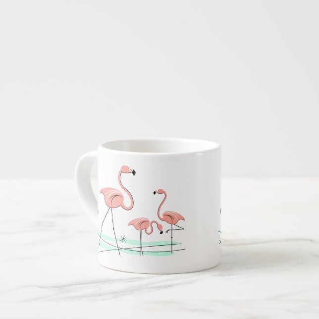 Tasse Expresso Flamant rose Ocean Trio 2 espresso mug (Devant gauche)