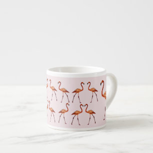 Tasse Expresso Flamants roses Dessin Espresso Mug