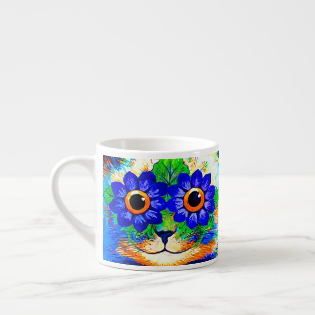 Tasse Expresso Fleur de chat (Gauche)