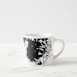 Tasse Expresso Fleur Doodle