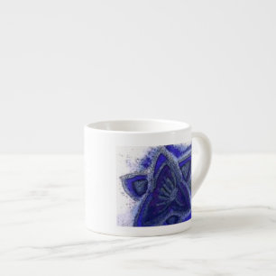Tasse Expresso ...fleur magique...art de Jutta Gabriel....