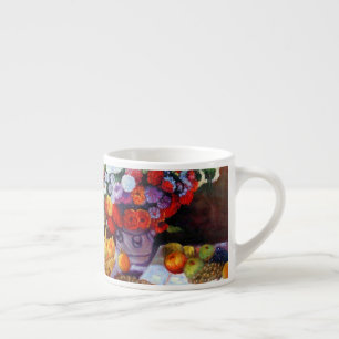 Tasse Expresso Fleurs de Monet et fruits