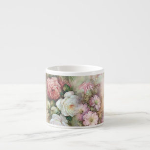 Tasse Expresso Fleurs vintages