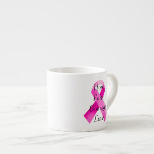 Tasse Expresso Foi à ruban rose Espresso Mug